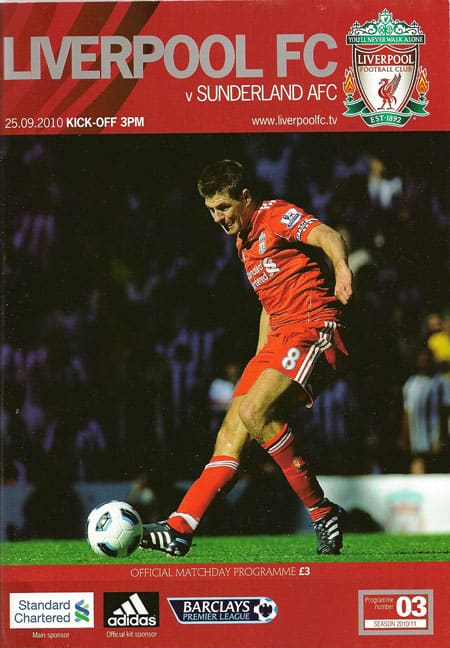 Liverpool FC v Sunderland FC